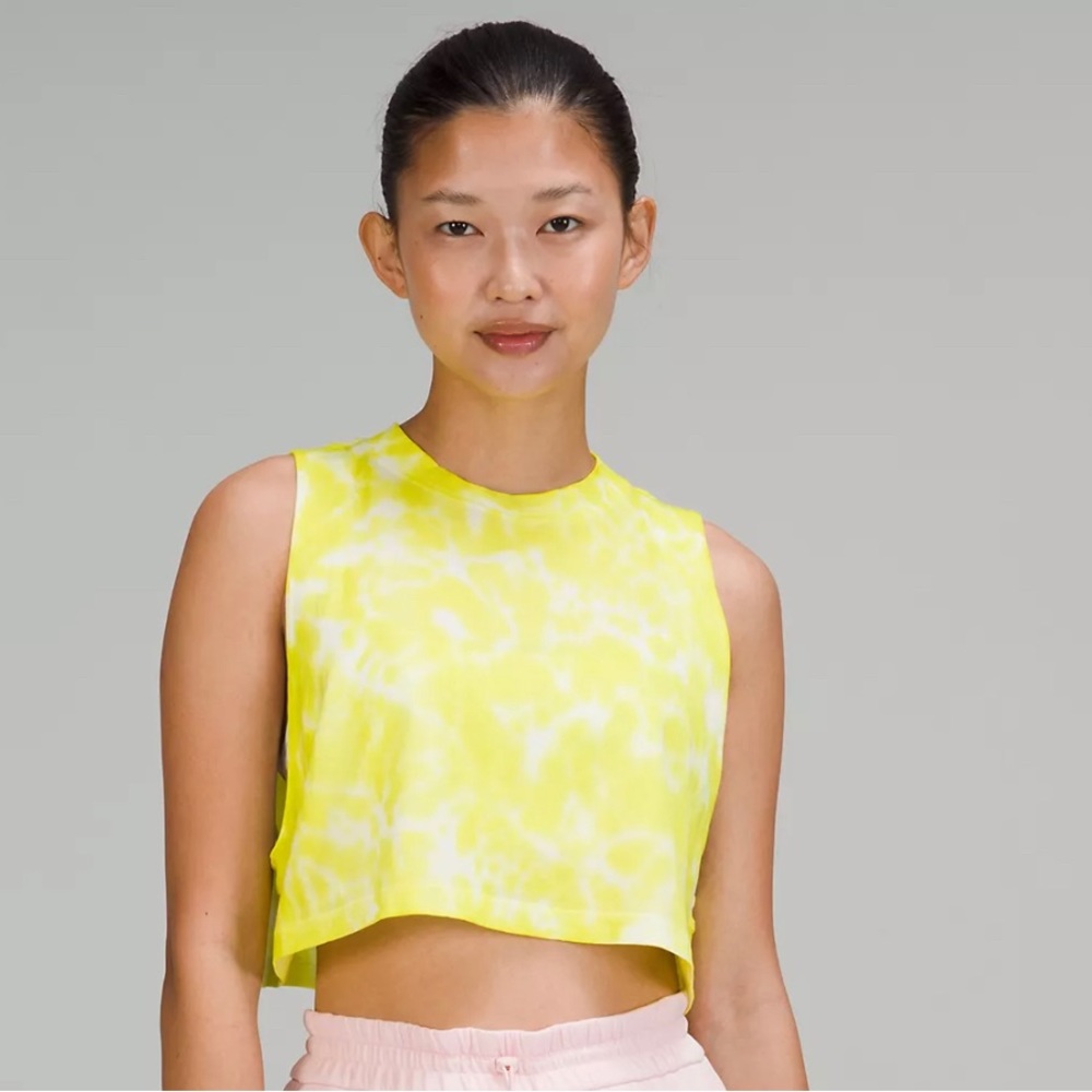 Lululemon All Yours Tye Dye Crop Tank